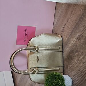 Kate Spade Gold Crossbody Bag